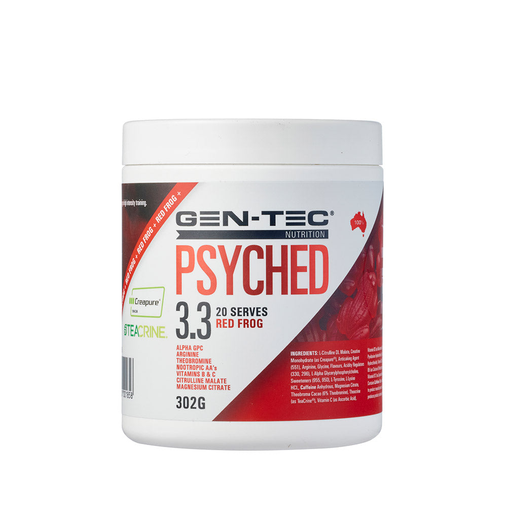 Psyched 3.3 Pre Workout (Vegan) 302g / 20 serves [NEW FORMULA]