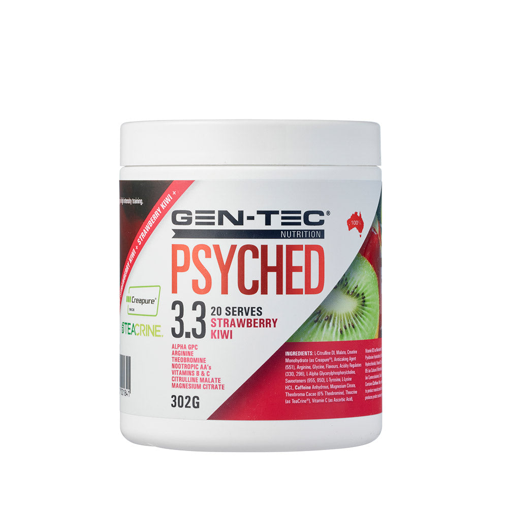 Psyched 3.3 Pre Workout (Vegan) 302g / 20 serves [NEW FORMULA]