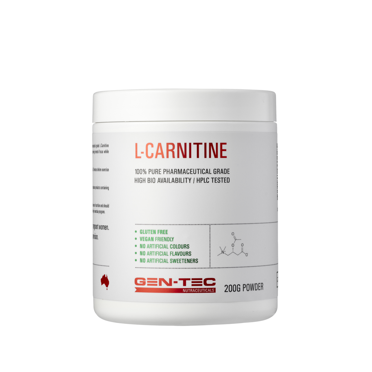 Pure L-Carnitine (Vegan) 200g / 500g