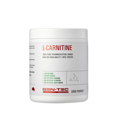 gen tec l carnitine Pure L-Carnitine (Vegan) 200g / 500g