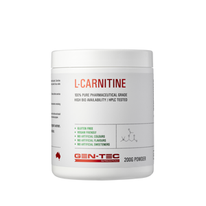 gen tec l carnitine Pure L-Carnitine (Vegan) 200g / 500g