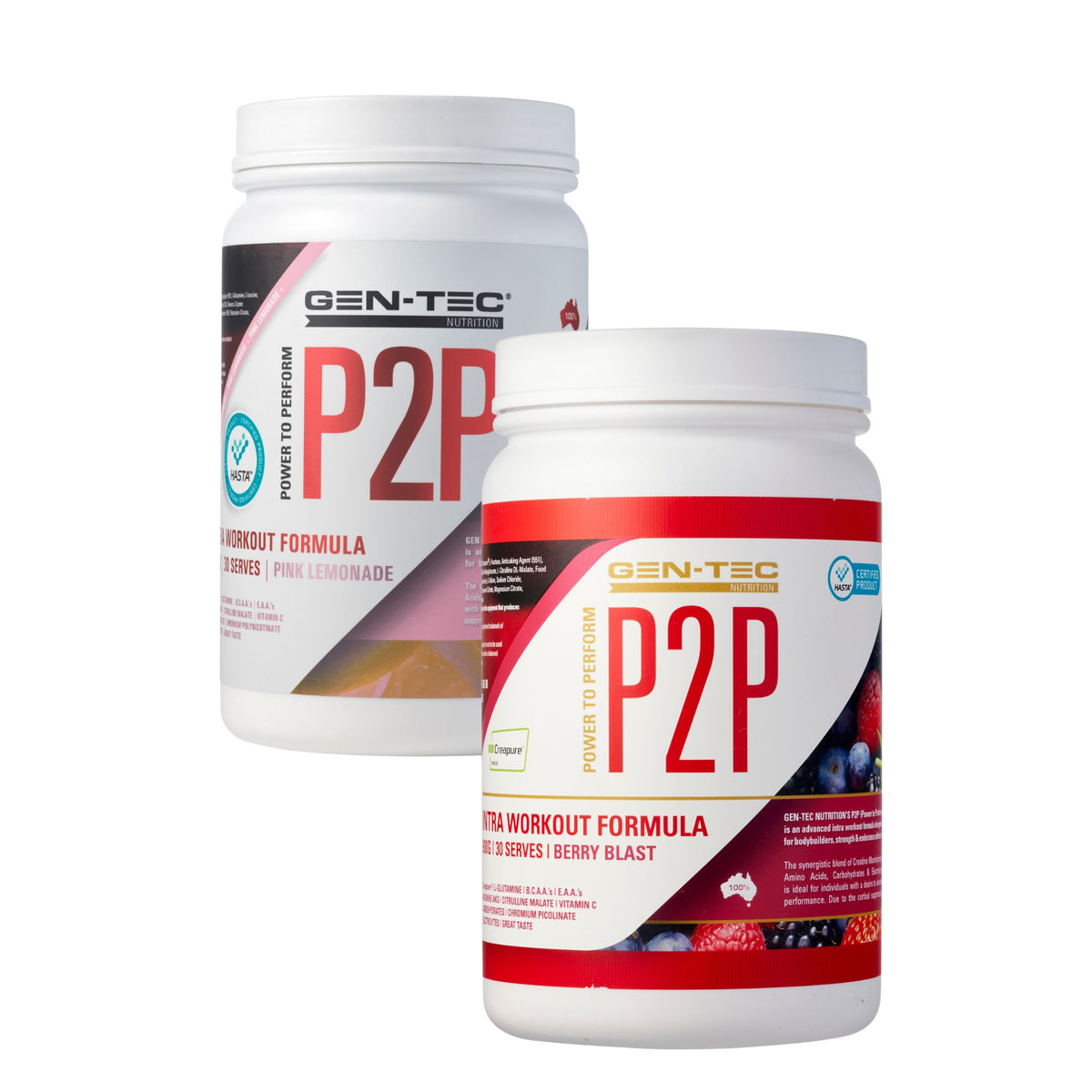 P2P Advanced Intra Workout Formula Twin Pack (Vegan)