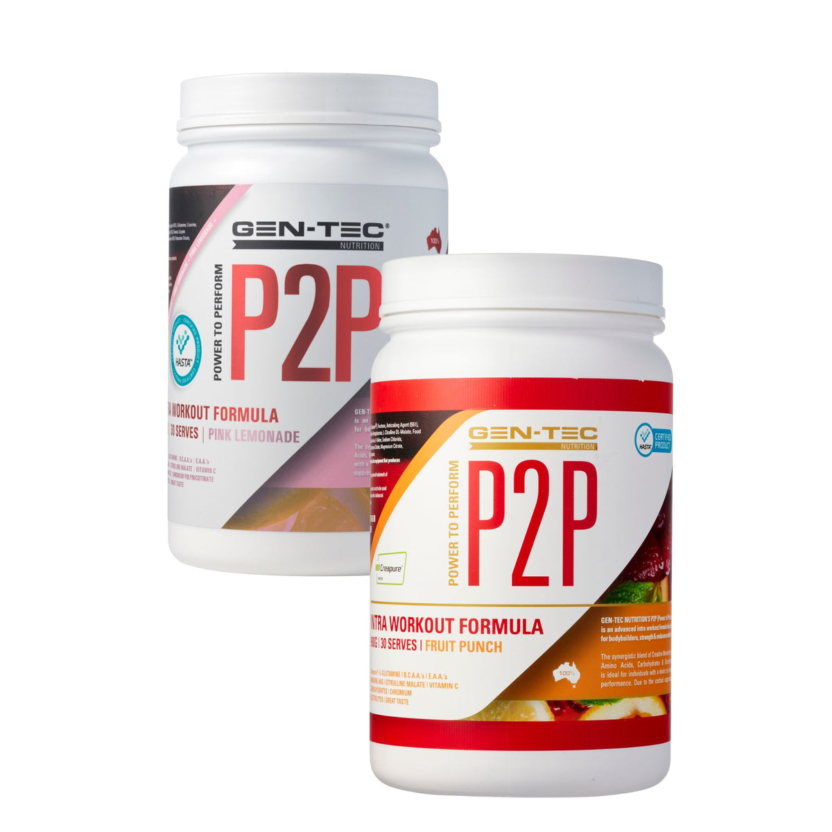 P2P Advanced Intra Workout Formula Twin Pack (Vegan)