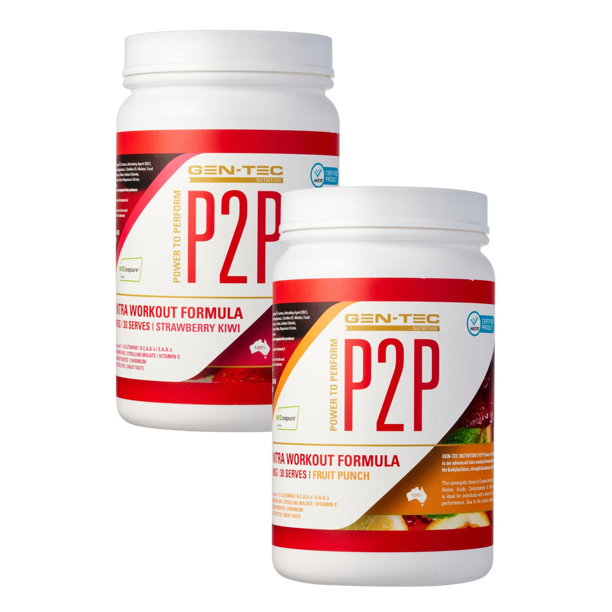P2P Advanced Intra Workout Formula Twin Pack (Vegan)