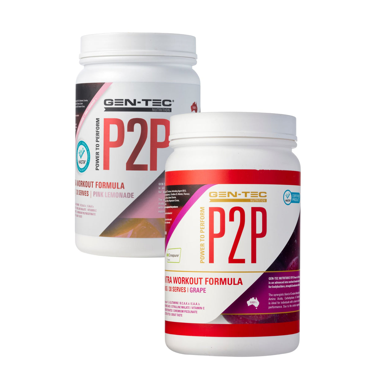 P2P Advanced Intra Workout Formula Twin Pack (Vegan)