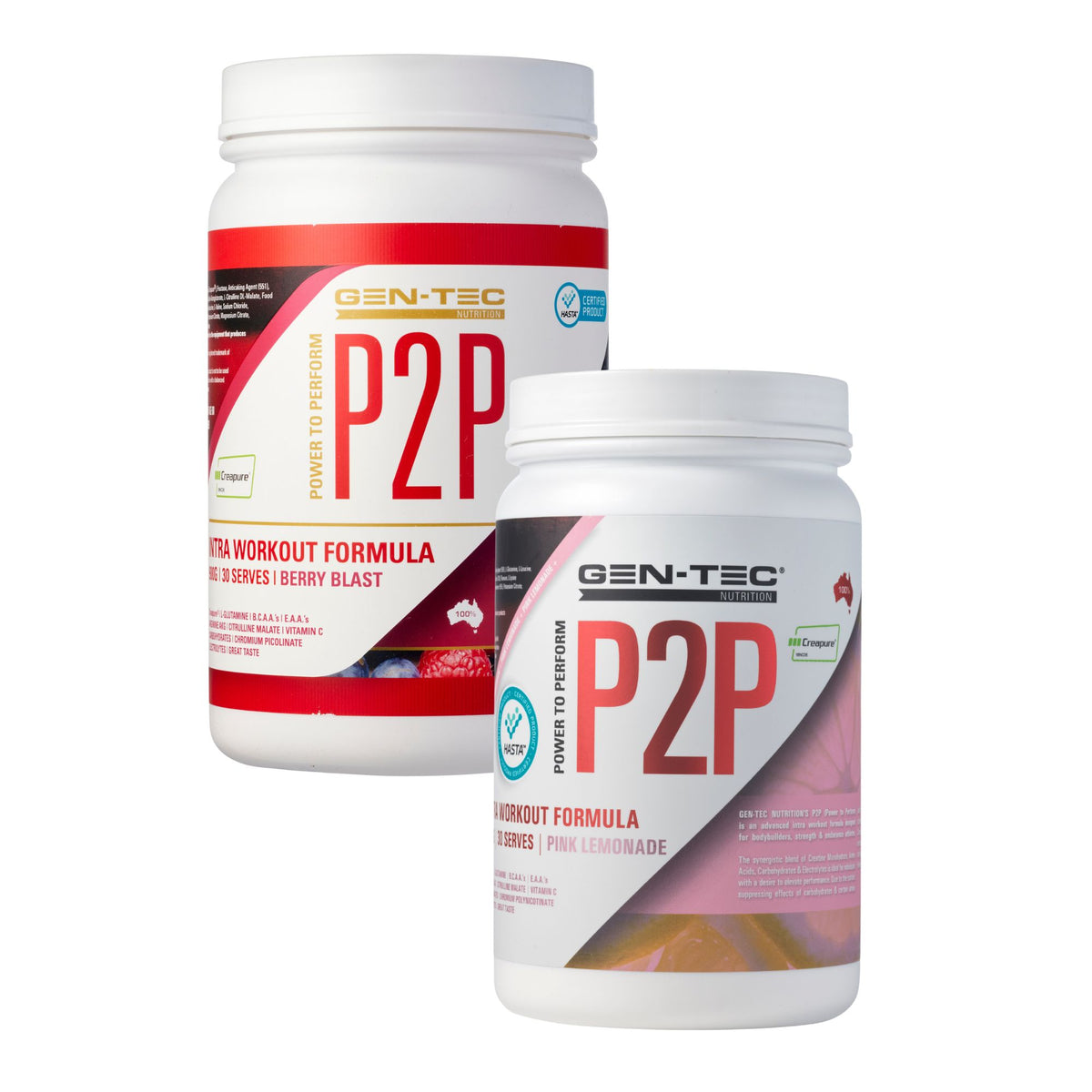 P2P Advanced Intra Workout Formula Twin Pack (Vegan)