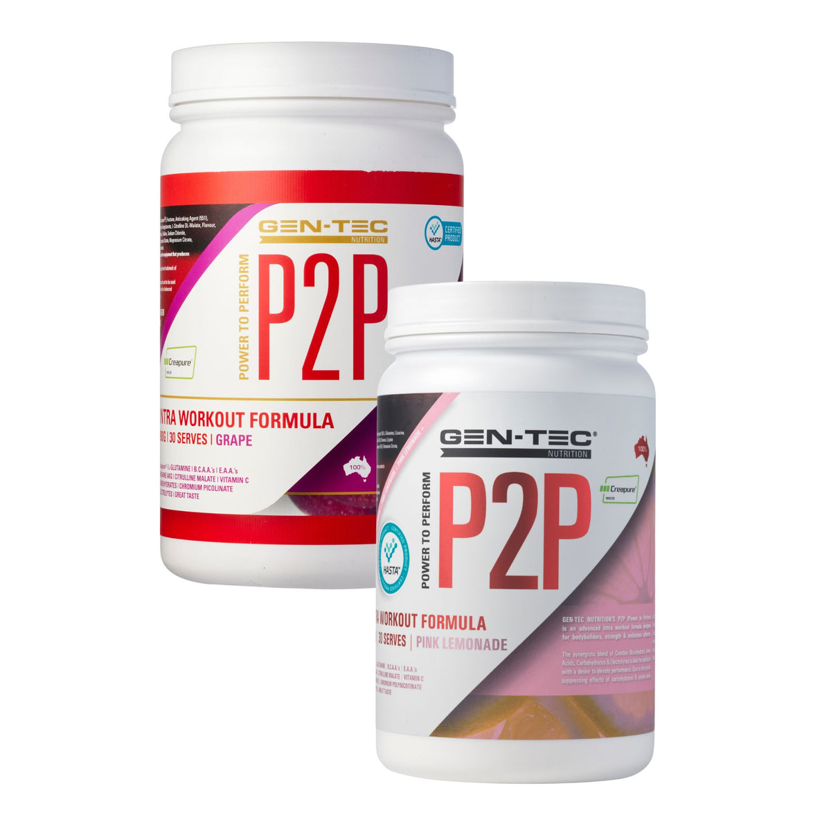 P2P Advanced Intra Workout Formula Twin Pack (Vegan)