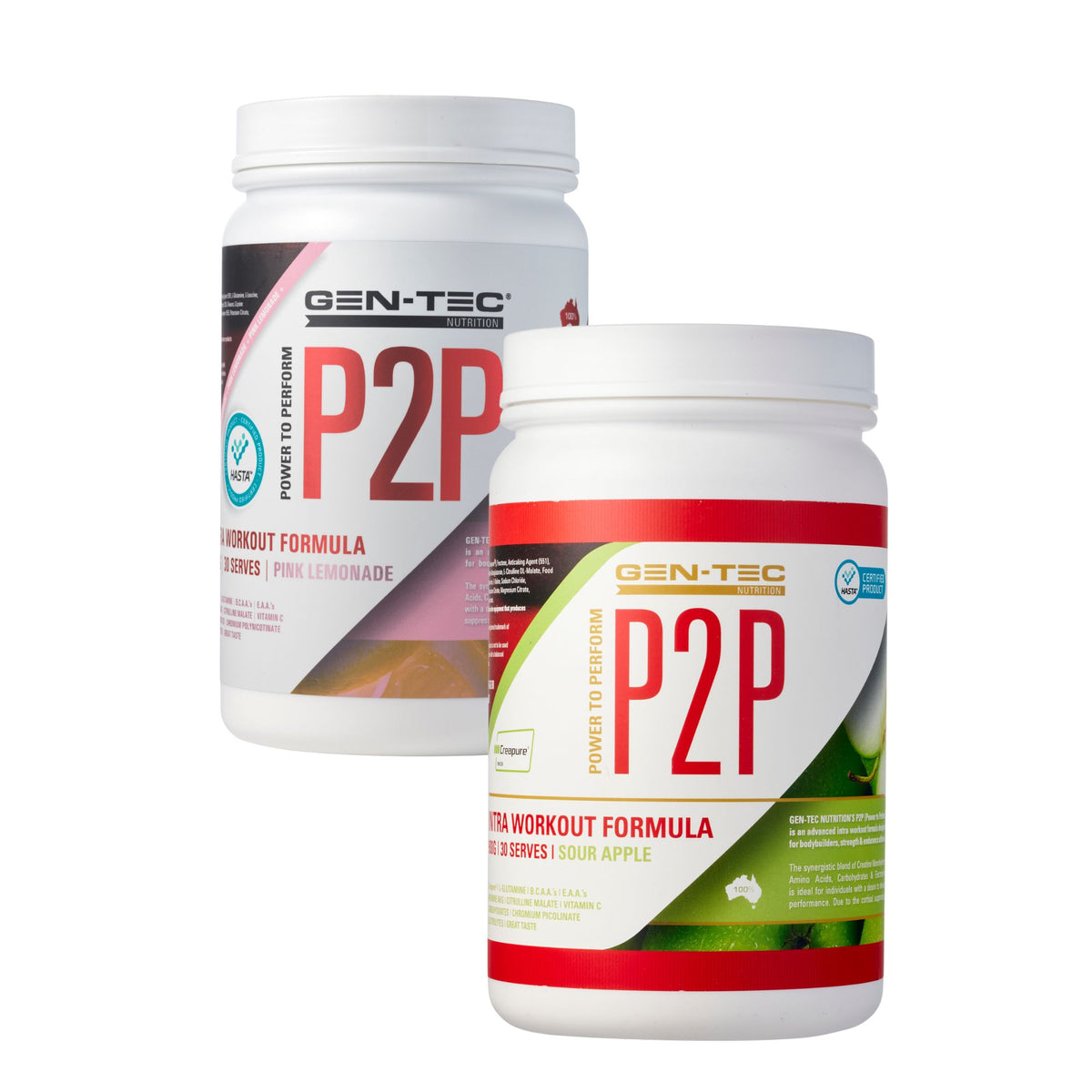 P2P Advanced Intra Workout Formula Twin Pack (Vegan)