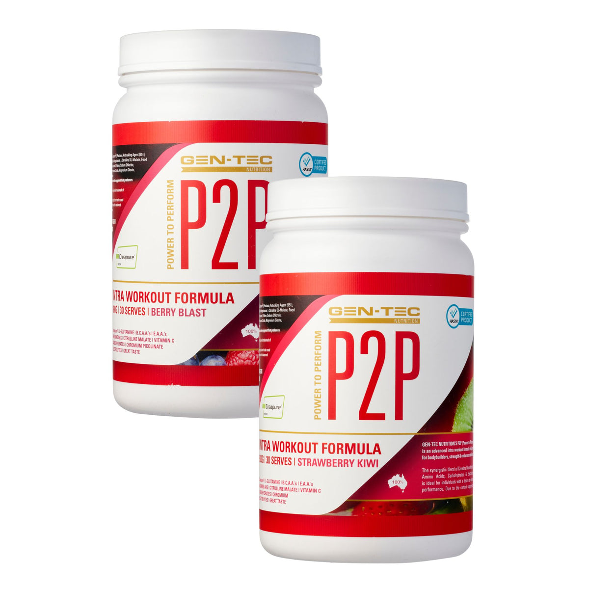 P2P Advanced Intra Workout Formula Twin Pack (Vegan)