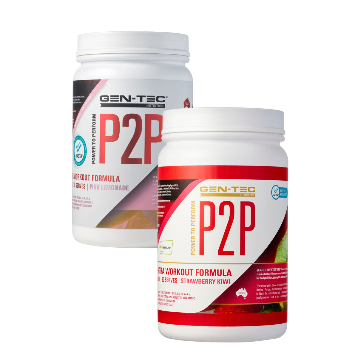 P2P Advanced Intra Workout Formula Twin Pack (Vegan)
