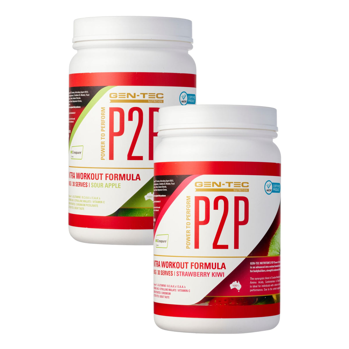 P2P Advanced Intra Workout Formula Twin Pack (Vegan)