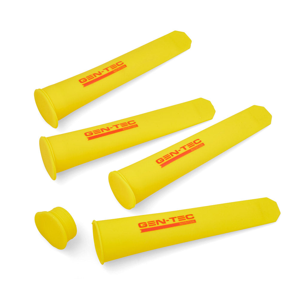 Ice Block Mould Yellow with Red Logo