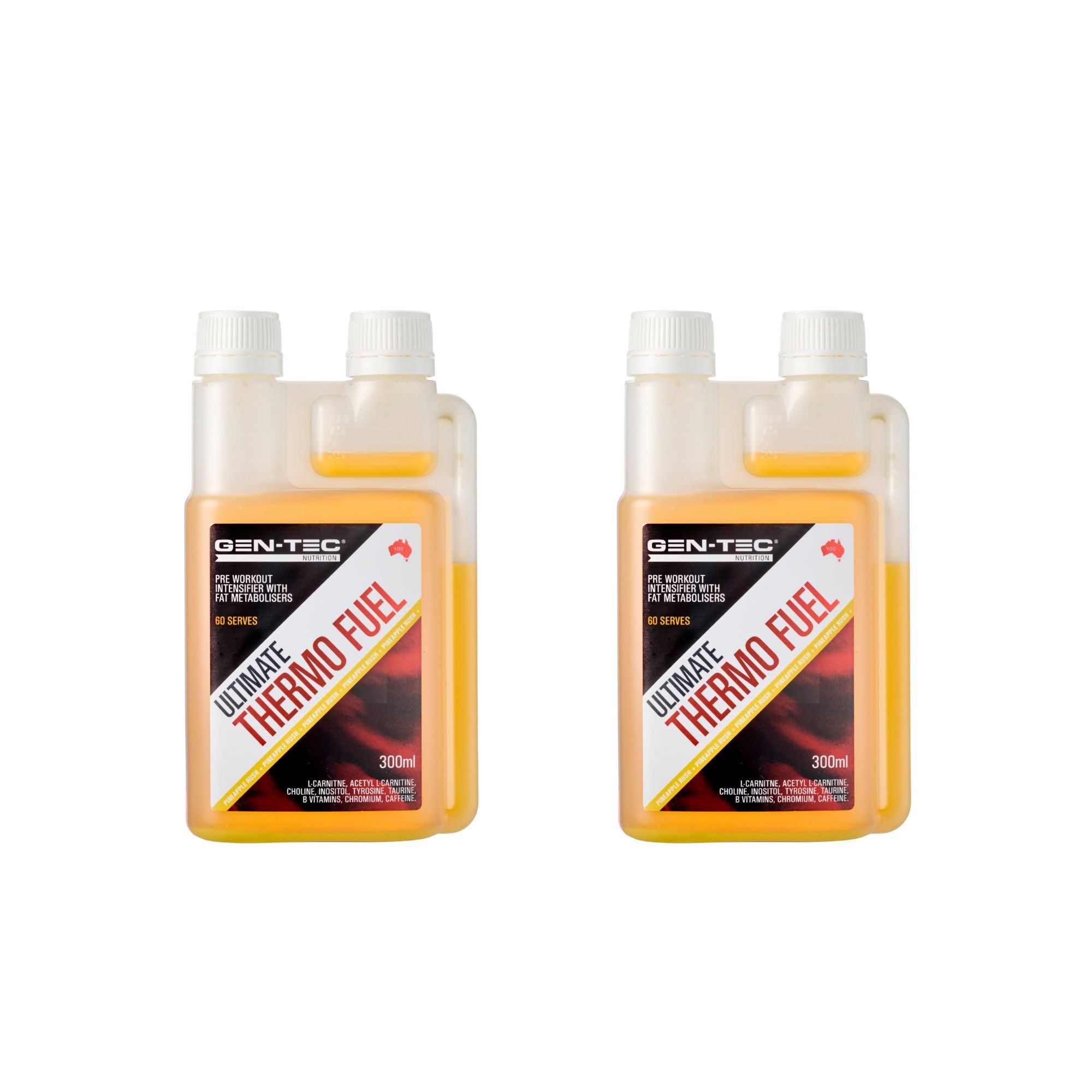 Ultimate Thermo Fuel Liquid Twin Pack 300mL - Gen-Tec Nutrition Ultimate Thermo Fuel Liquid Twin Pack 300mL - Gen-Tec Nutrition