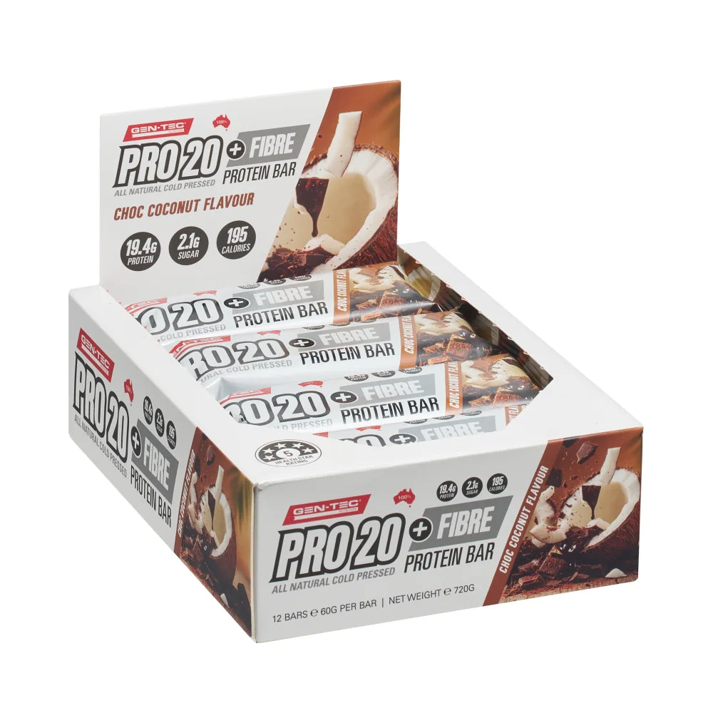 PRO 20 + FIBRE Choc Coconut 12-pack