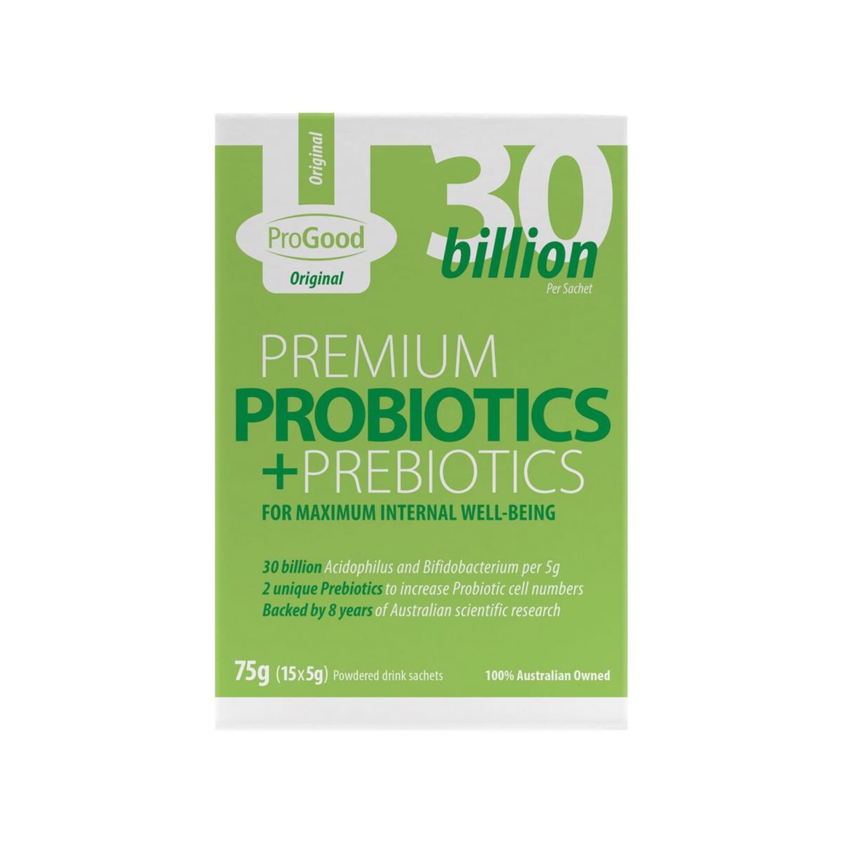 ProGood Original - Probiotics + Prebiotics - Single Travel Sachets