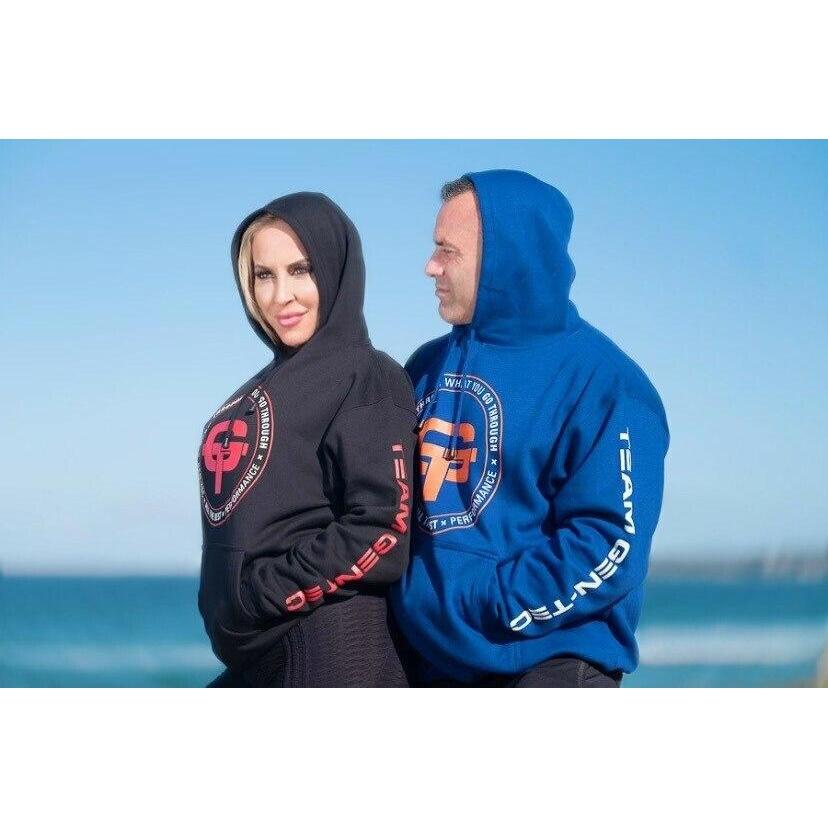 GEN-TEC Red Oversized Hoodie-Apparel-Gen-Tec Nutrition