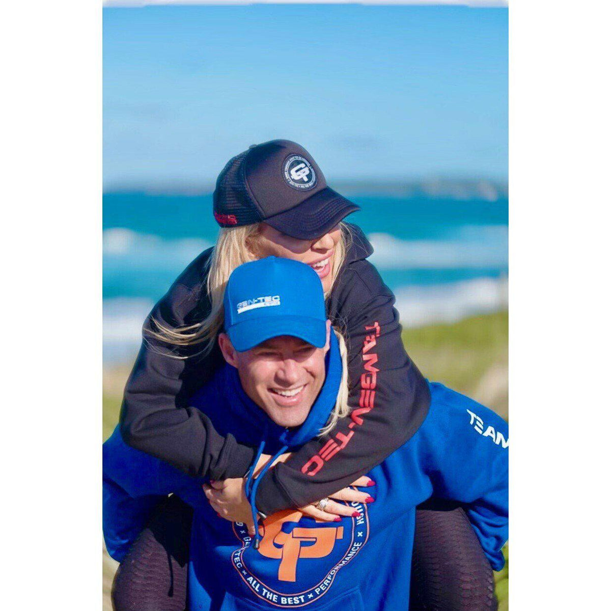 GEN-TEC Royal Blue Oversized Hoodie-Apparel-Gen-Tec Nutrition