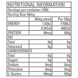 Pure L-Taurine (Vegan) 150g-STAGING-Gen-Tec Nutrition